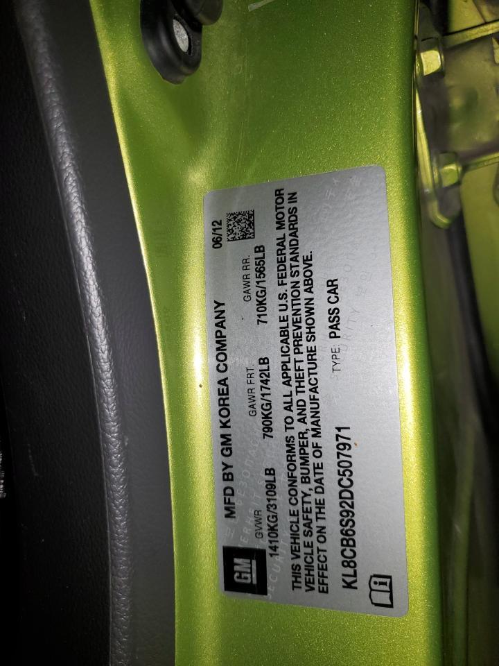 2013 CHEVROLET Spark