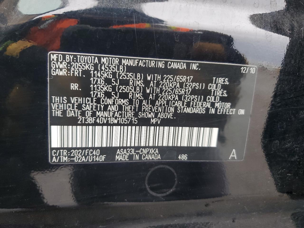 2011 TOYOTA RAV4
