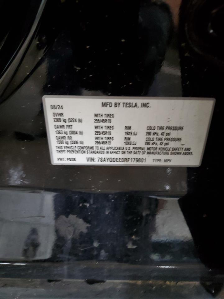 2024 TESLA MODEL Y