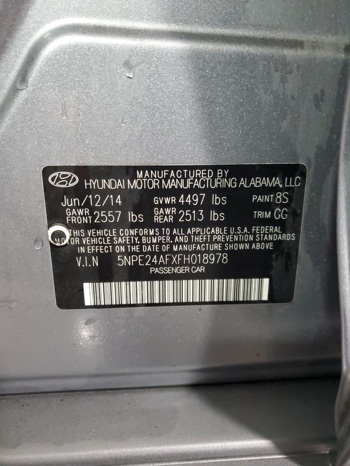 2015 HYUNDAI SONATA