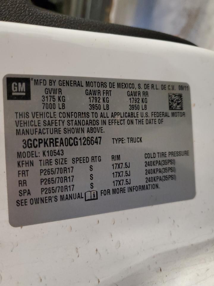 2012 CHEVROLET Silverado