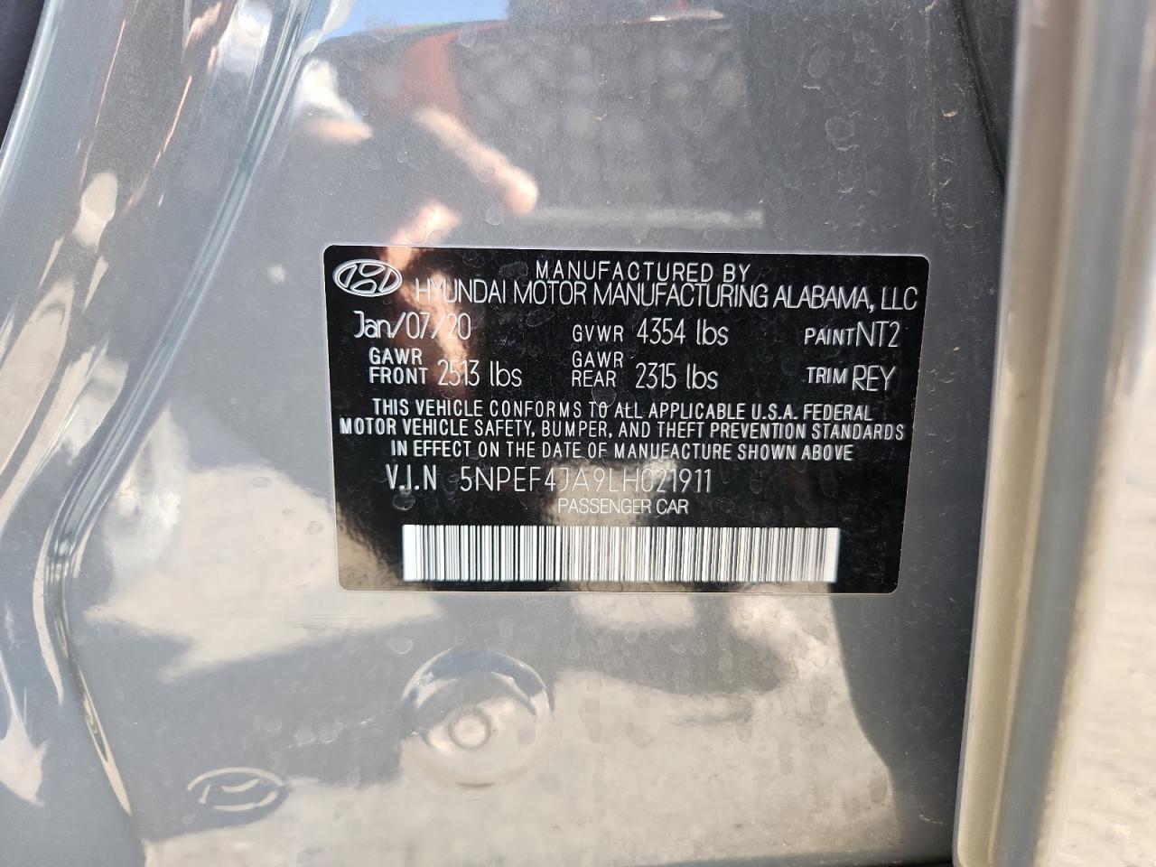 2020 HYUNDAI SONATA