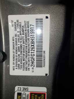 2008 HONDA CIVIC