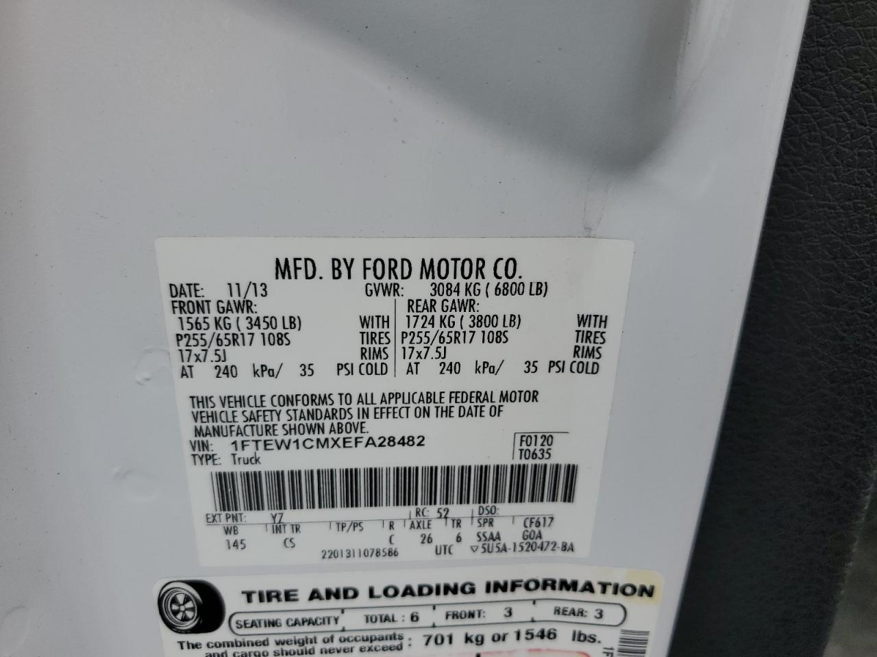2014 FORD F-150