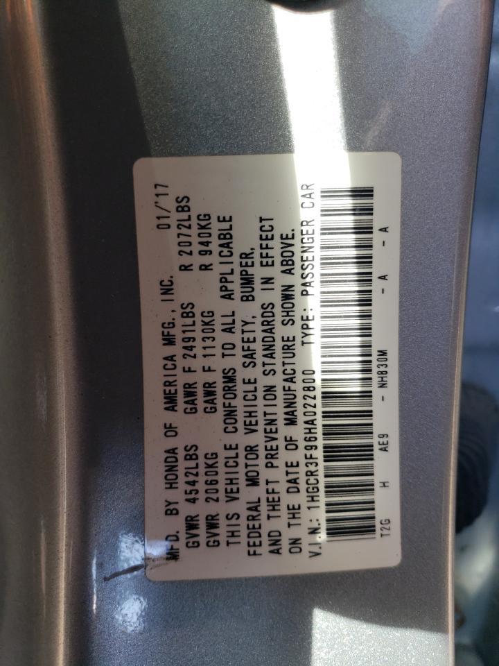 2017 HONDA ACCORD