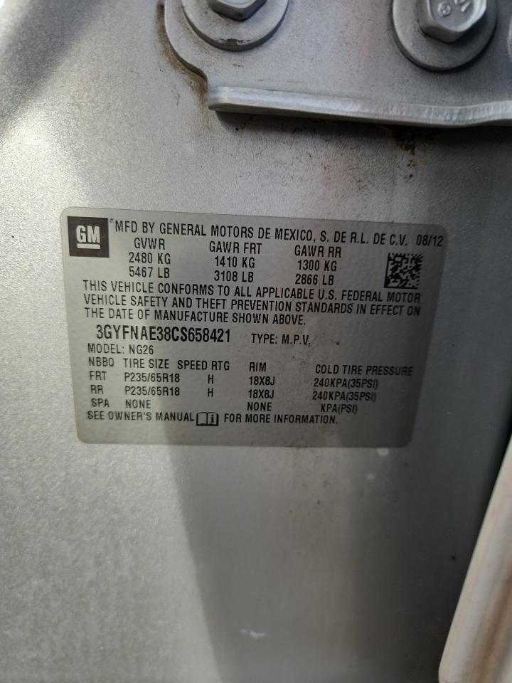 2012 CADILLAC SRX
