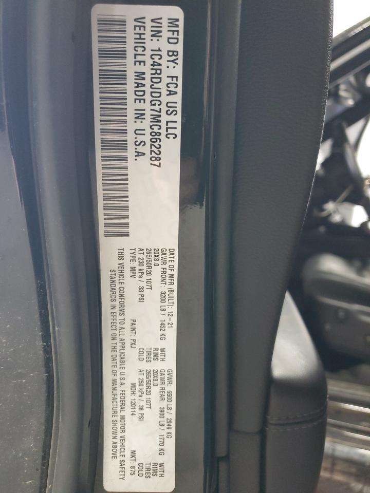 2021 DODGE DURANGO