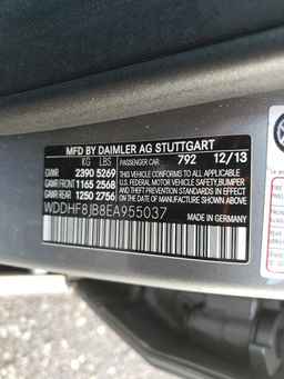 2014 MERCEDES-BENZ E-Class