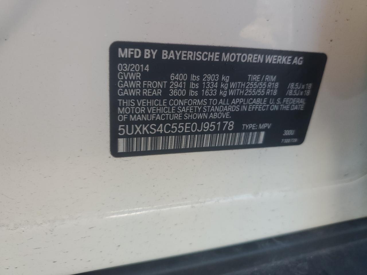 2014 BMW X5