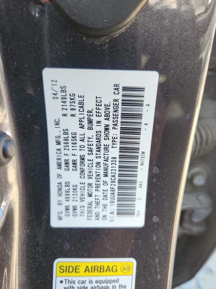 2012 ACURA TL