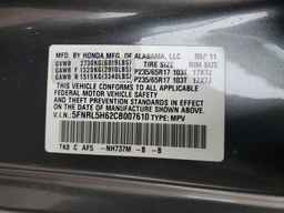 2012 HONDA ODYSSEY