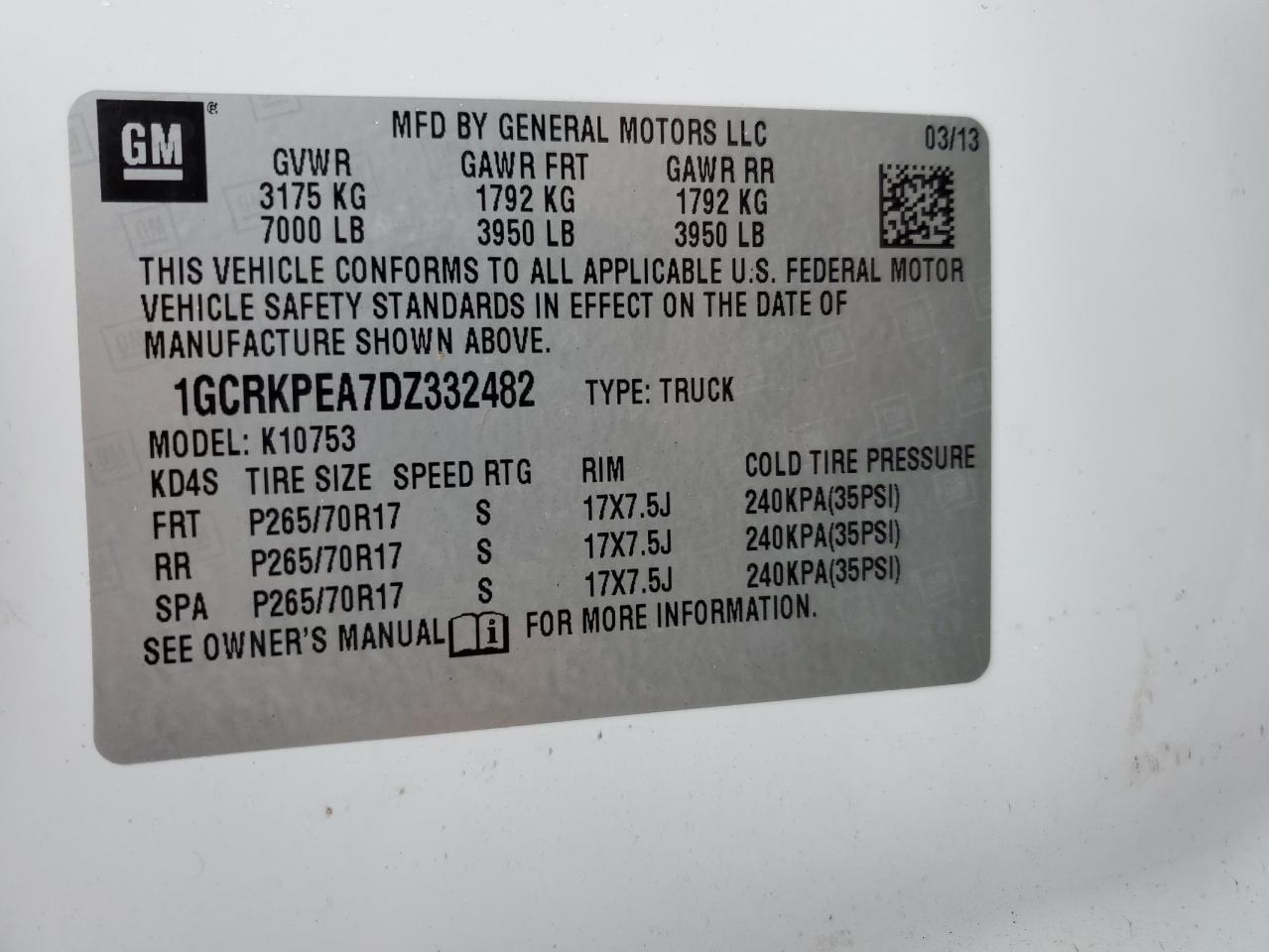 2013 CHEVROLET Silverado