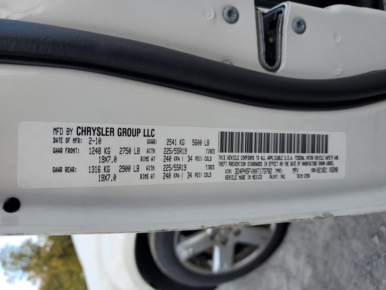 2010 DODGE JOURNEY