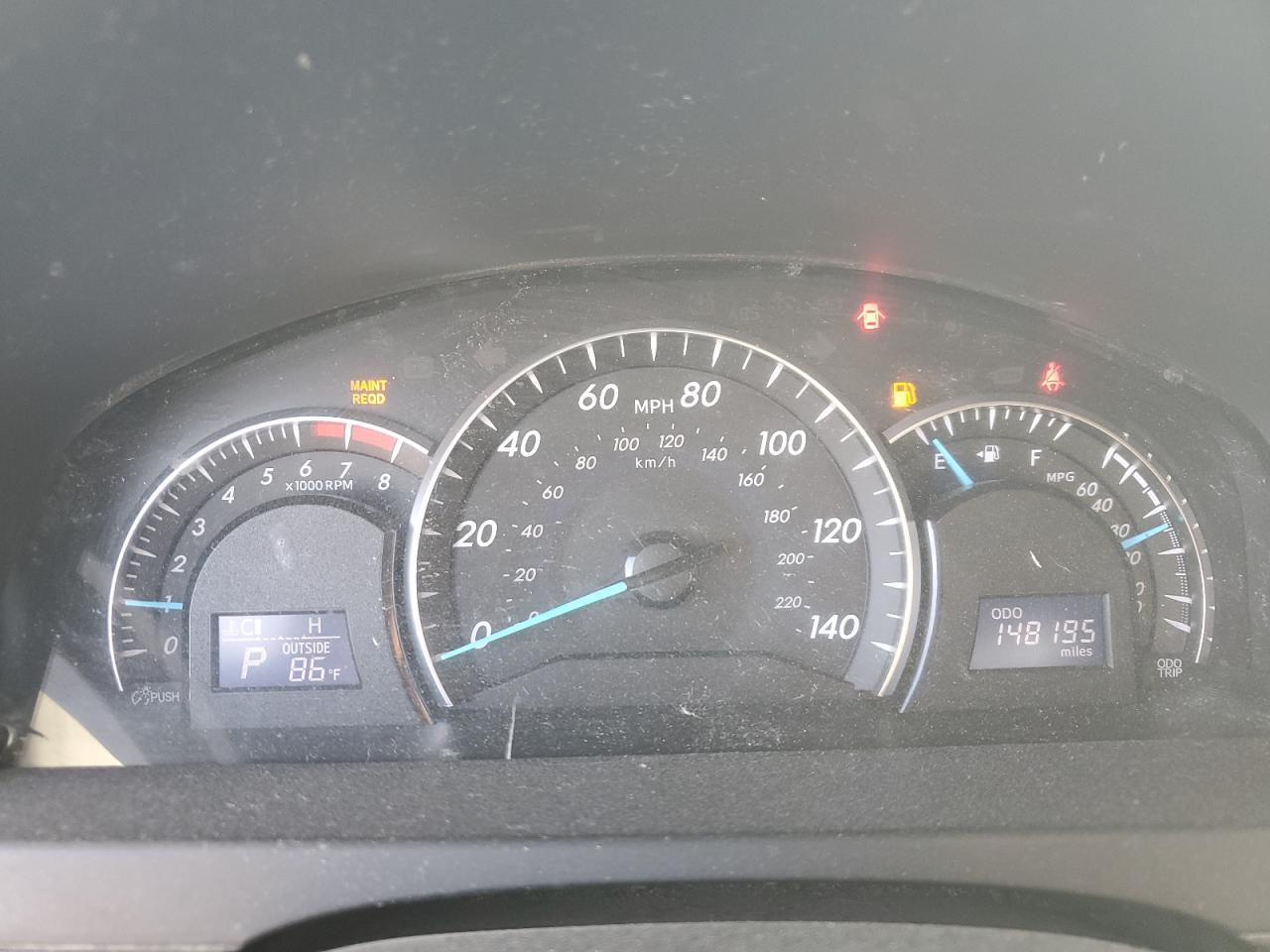 2012 TOYOTA CAMRY