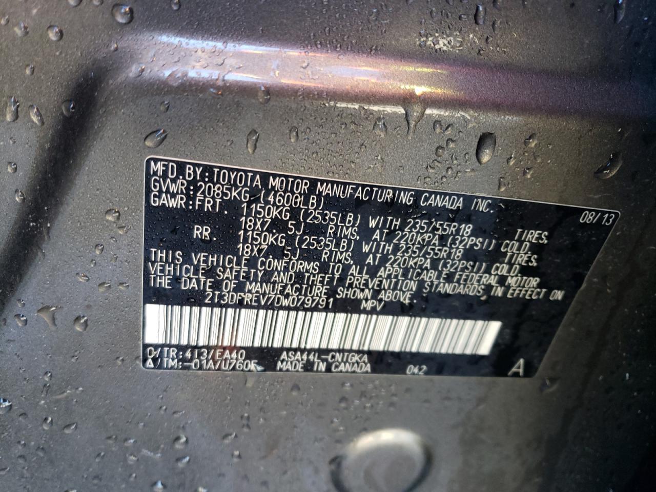 2013 TOYOTA RAV4