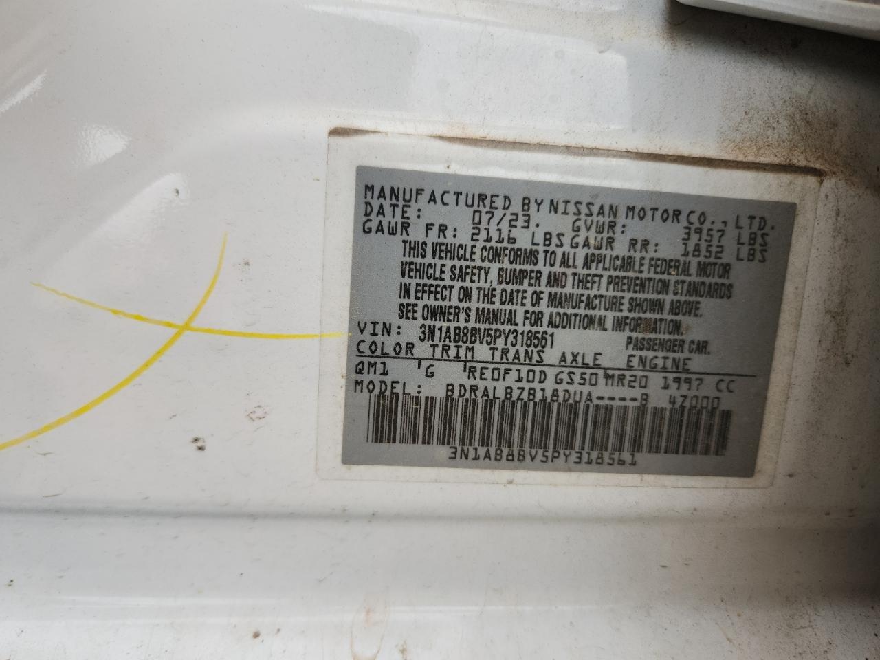 2023 NISSAN SENTRA