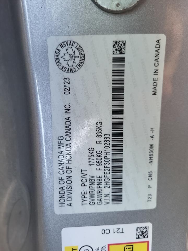2023 HONDA CIVIC
