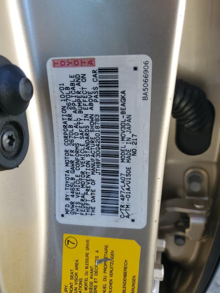 2002 LEXUS Es 300