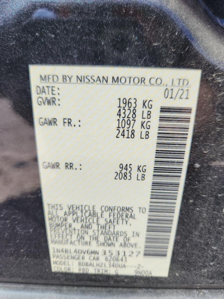 2021 NISSAN ALTIMA