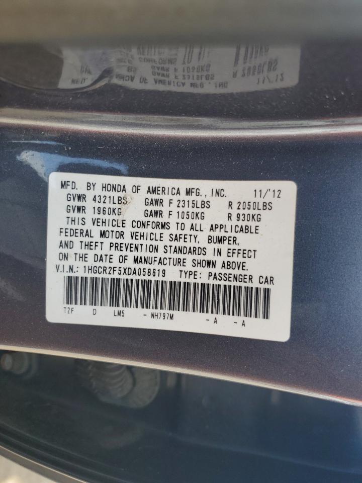2013 HONDA ACCORD