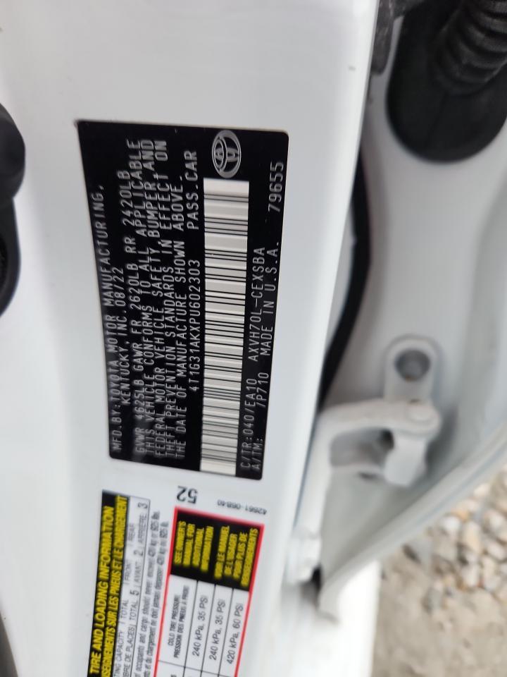 2023 TOYOTA CAMRY