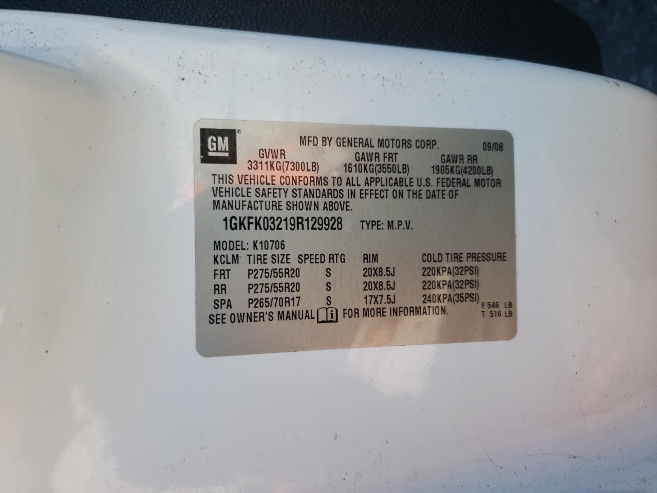 2009 GMC Yukon