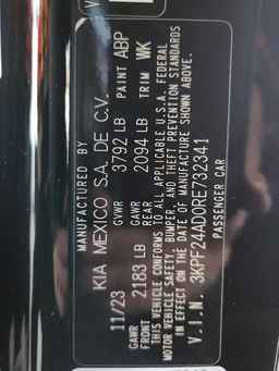 2024 KIA FORTE