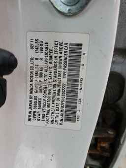 2012 HONDA CIVIC