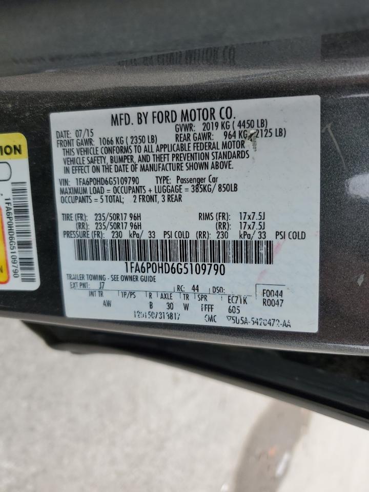 2016 FORD FUSION