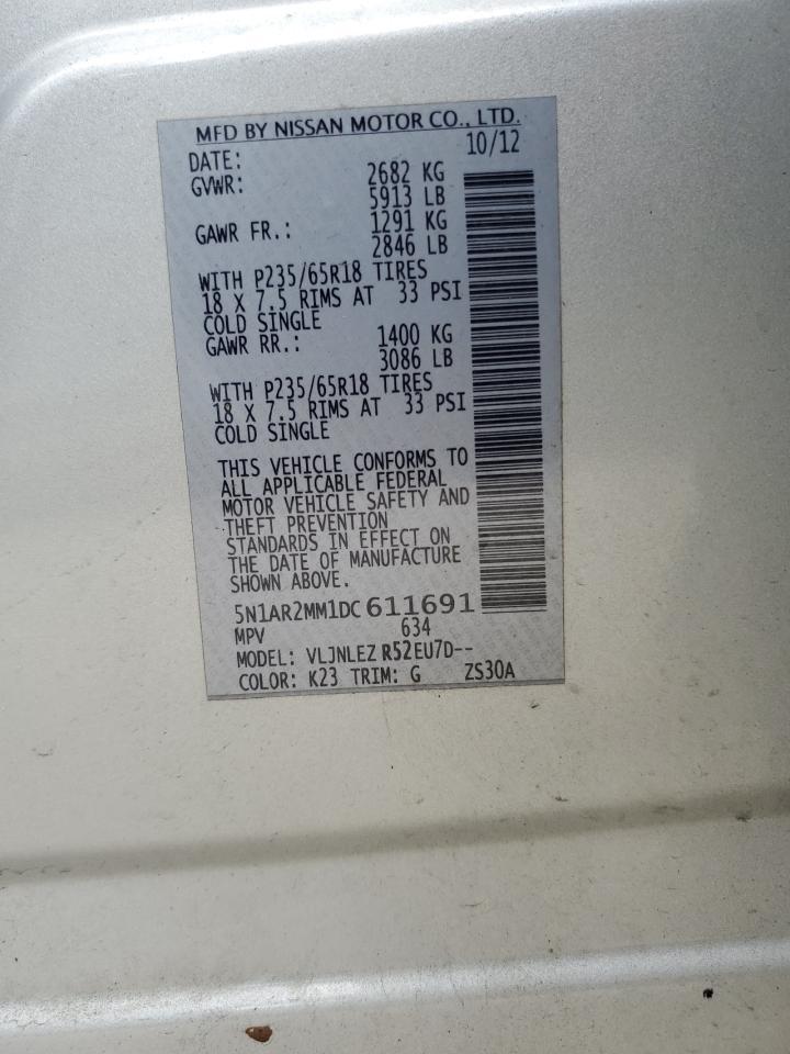 2013 NISSAN PATHFINDER