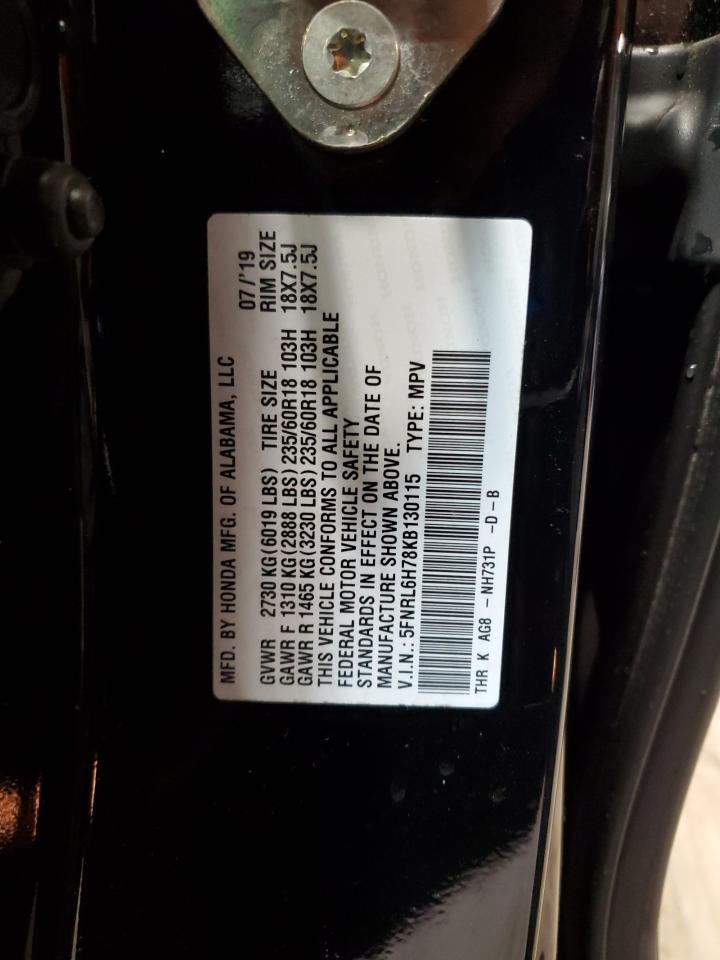 2019 HONDA ODYSSEY