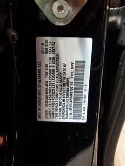 2019 HONDA ODYSSEY