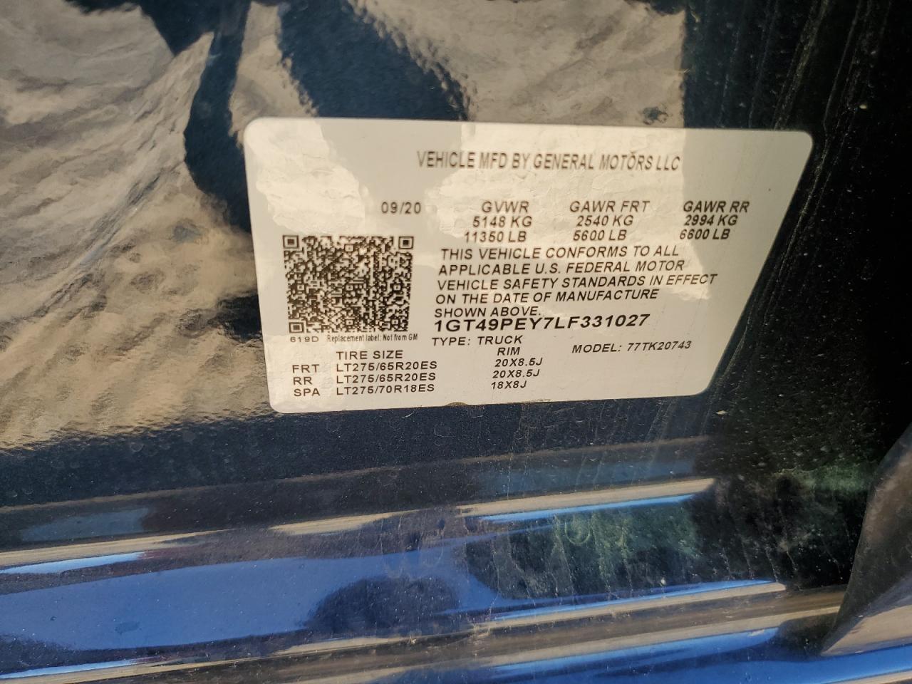 2020 GMC Sierra