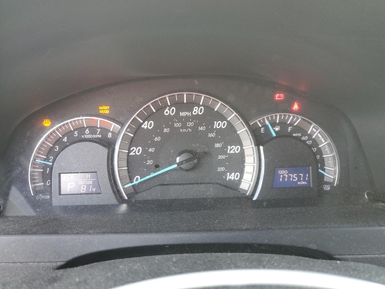 2012 TOYOTA CAMRY