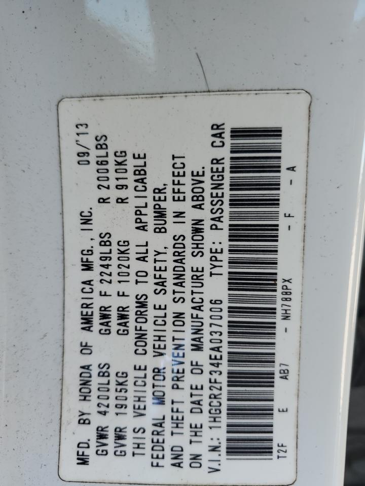 2014 HONDA ACCORD