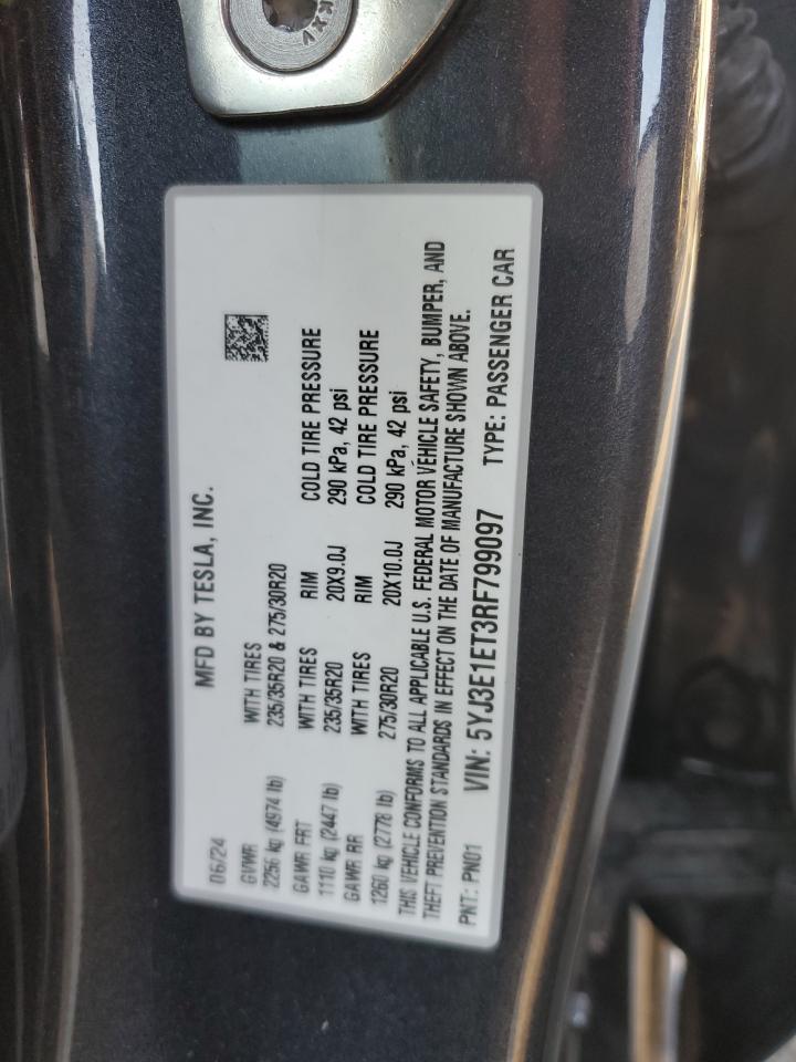 2024 TESLA MODEL 3