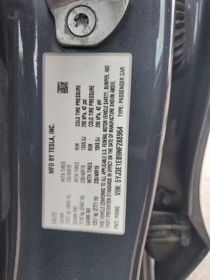 2022 TESLA MODEL 3