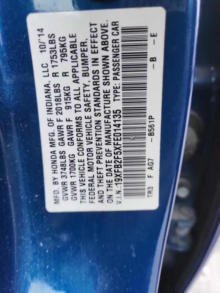 2015 HONDA CIVIC