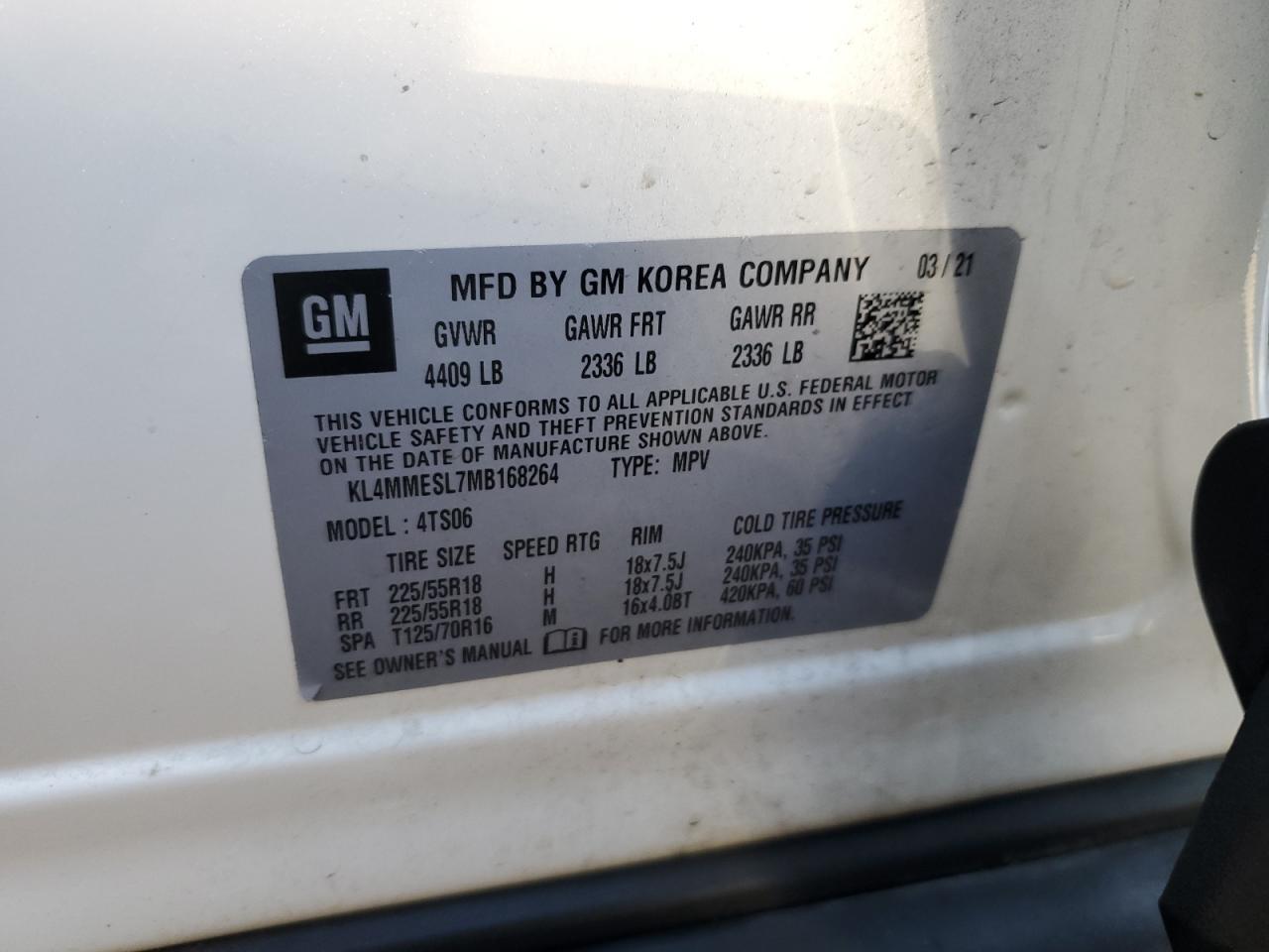 2021 BUICK Encore GX