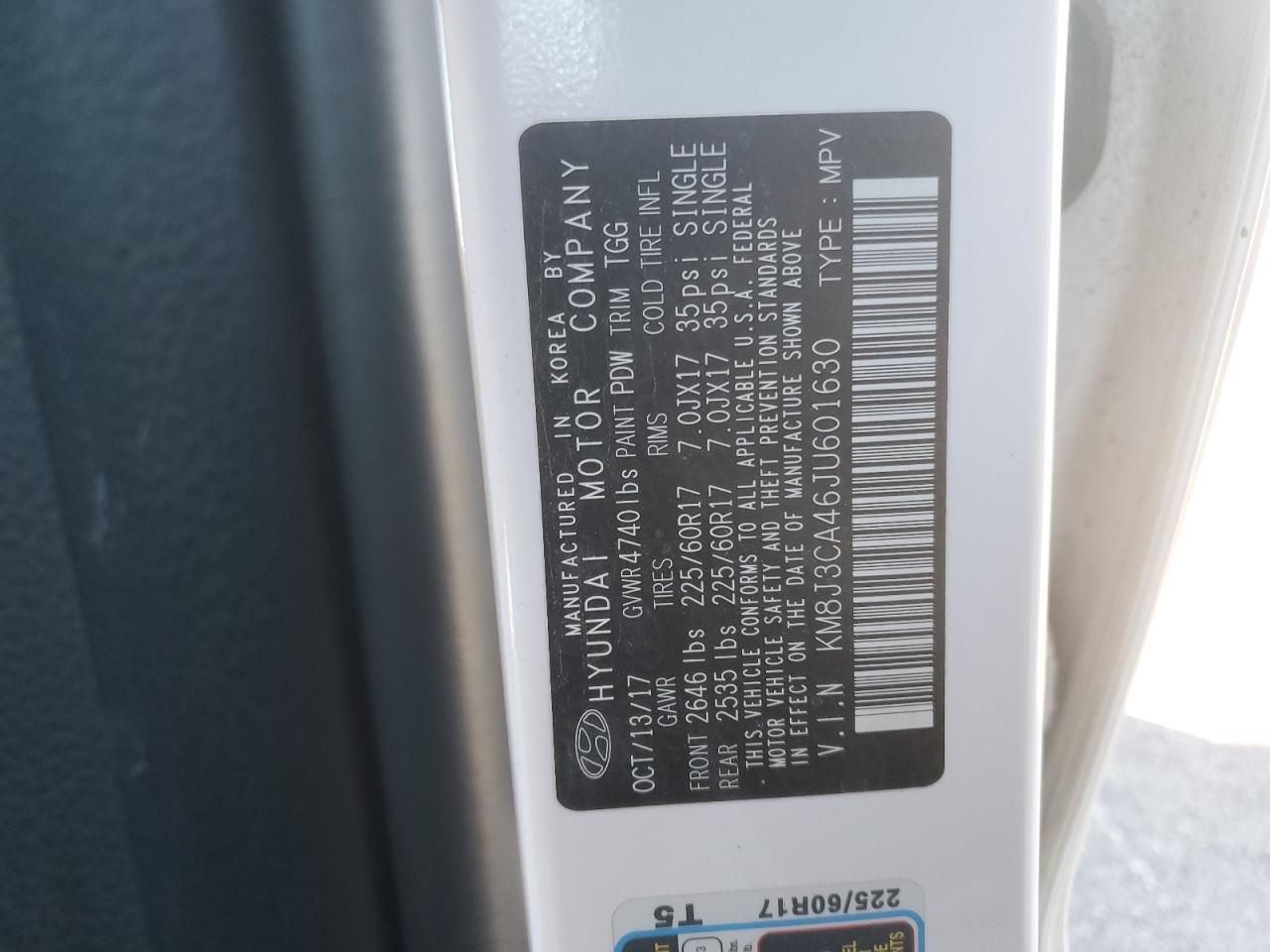 2018 HYUNDAI TUCSON