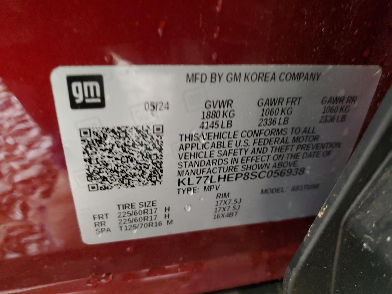 2025 CHEVROLET TRAX