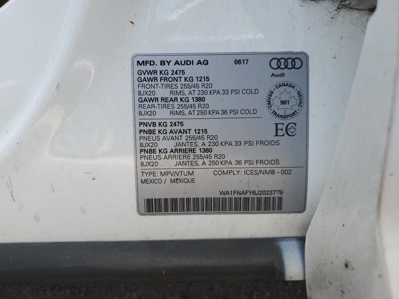 2018 AUDI Q5