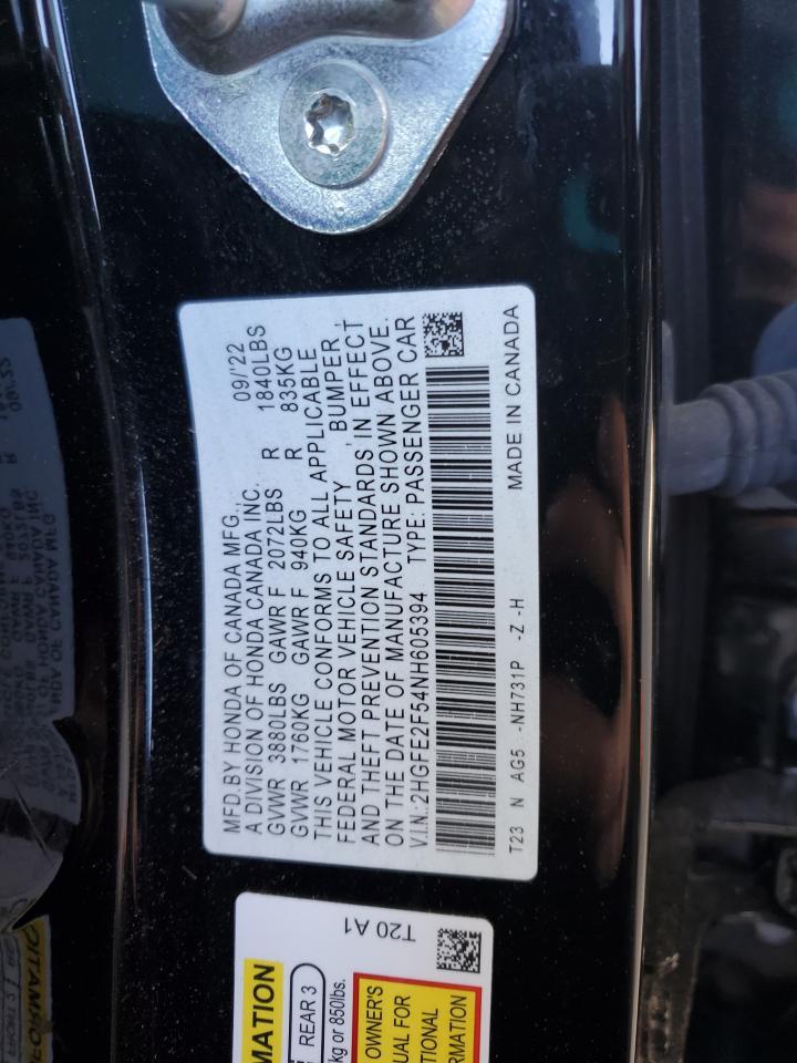 2022 HONDA CIVIC