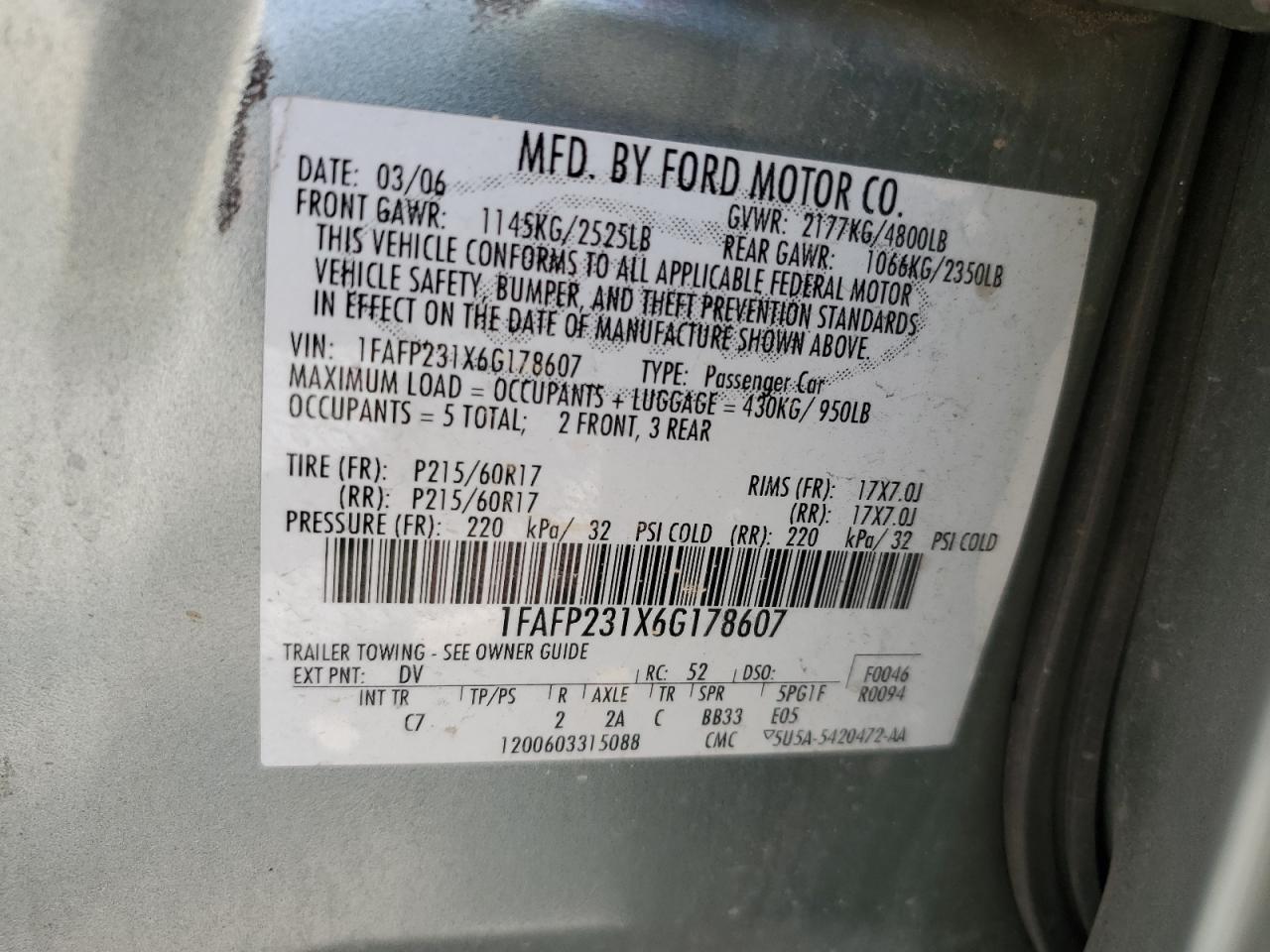 2006 FORD Five Hundred