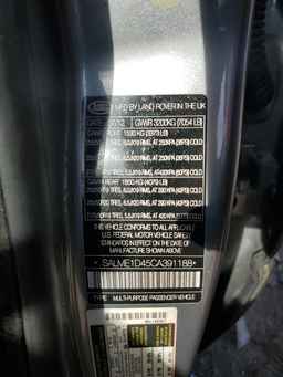 2012 LAND ROVER RANGE ROVER