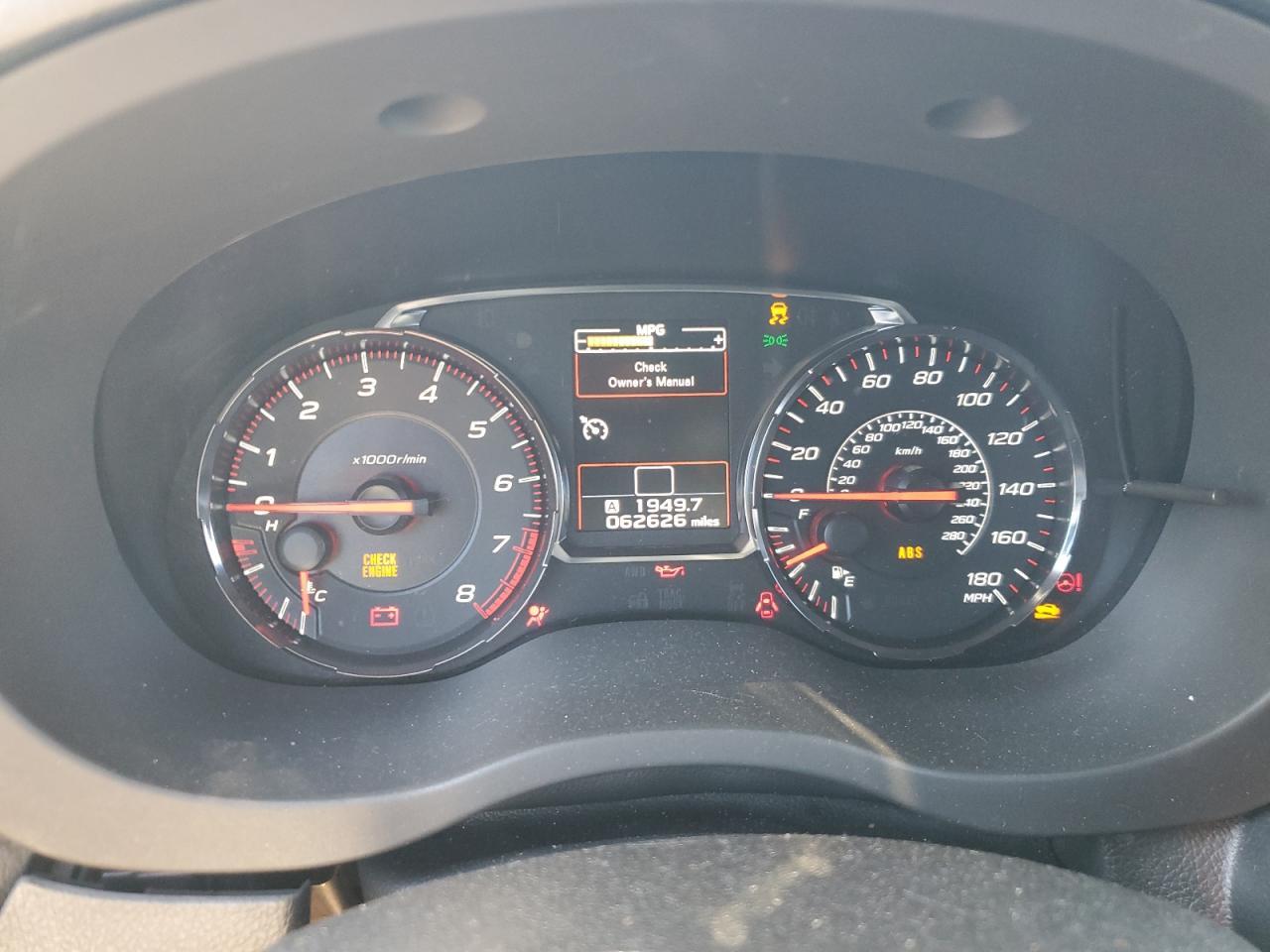 2019 SUBARU WRX