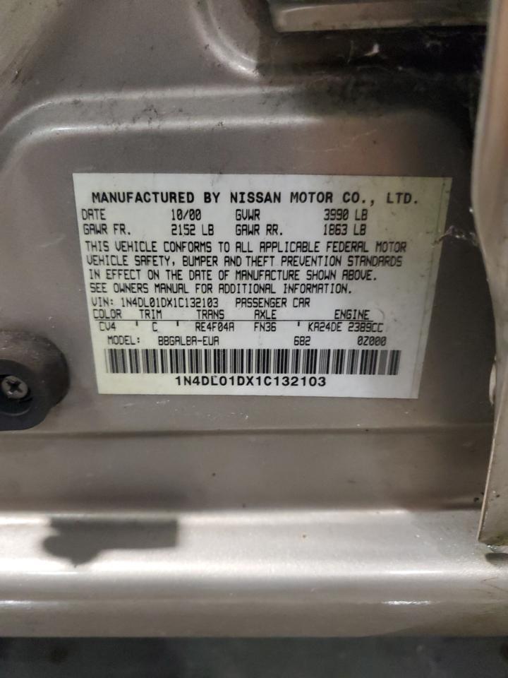2001 NISSAN ALTIMA