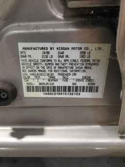 2001 NISSAN ALTIMA