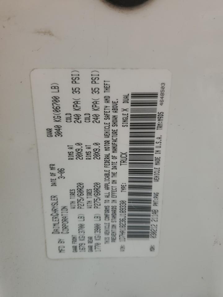 2006 DODGE RAM 1500