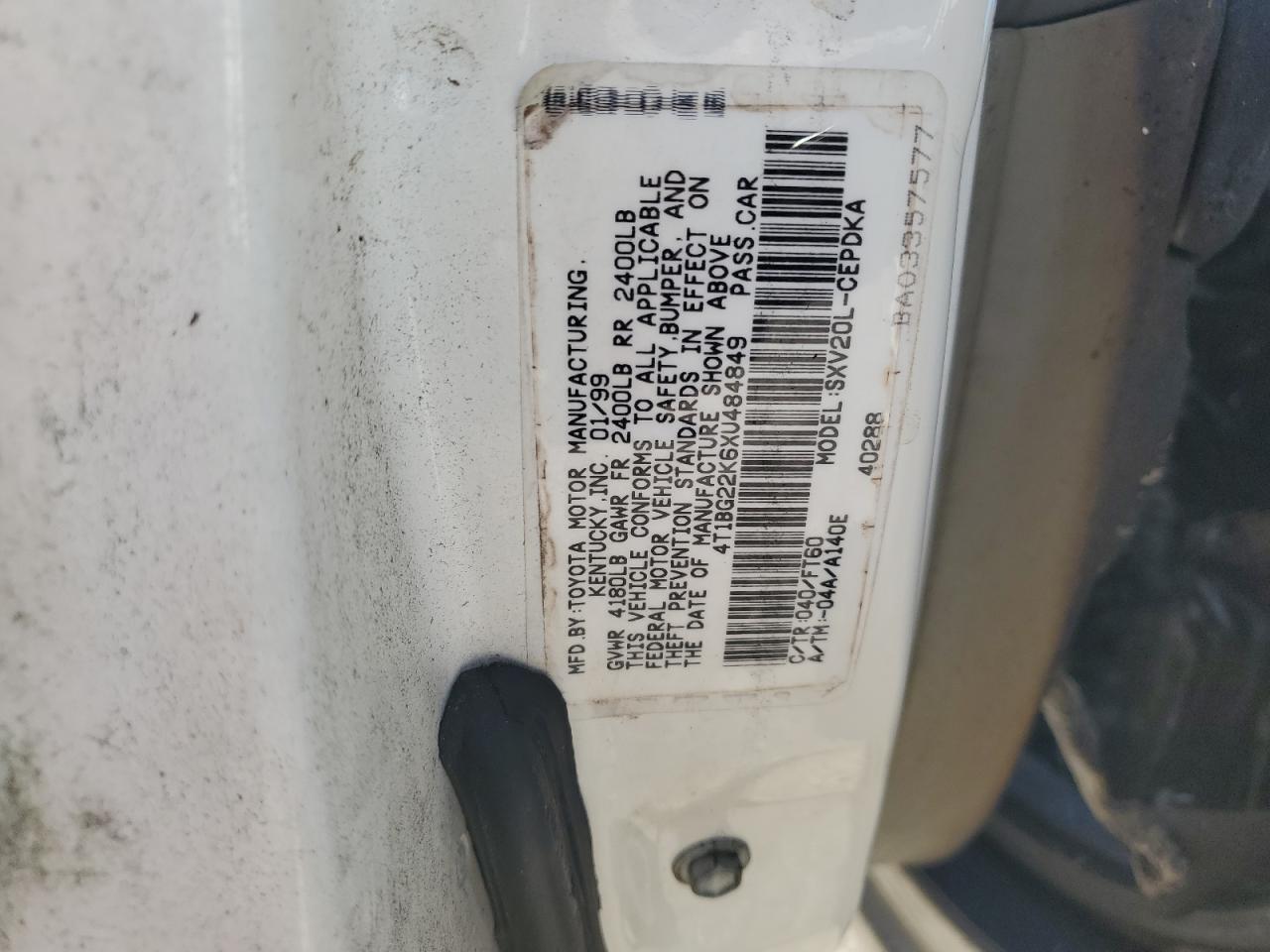 1999 TOYOTA CAMRY